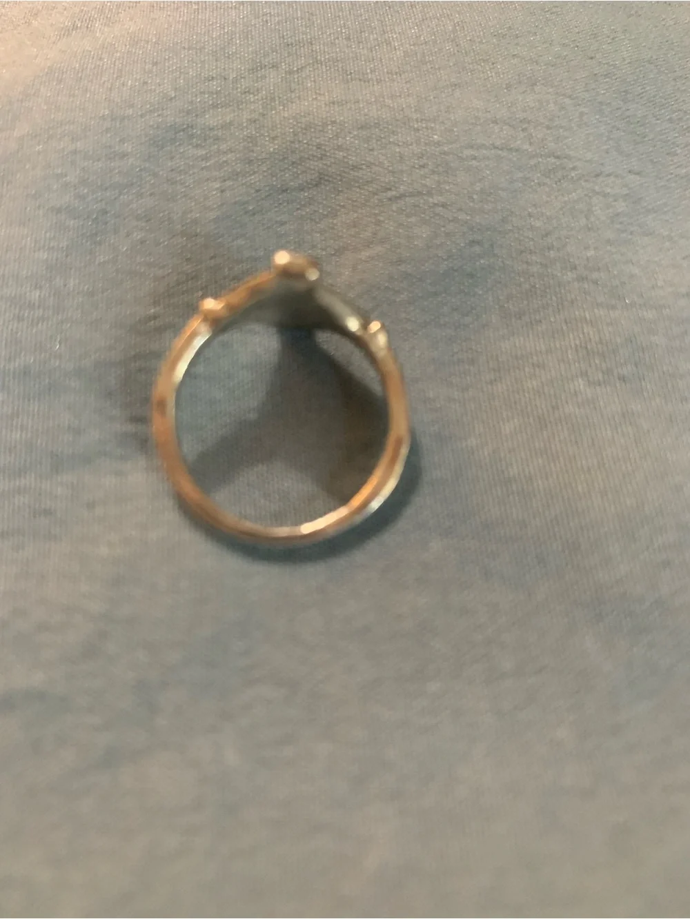 Sterling Silver Boho Filigree Square Ring